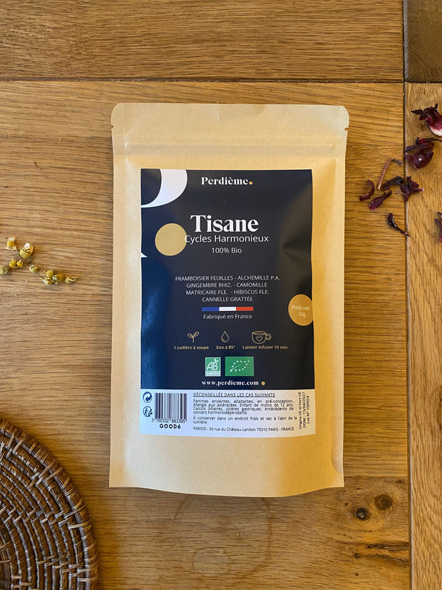 Tisane règles douloureuses et cycles harmonieux bio