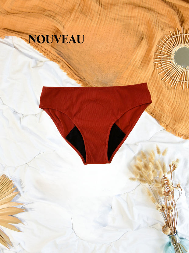 culotte menstruelle terracotta